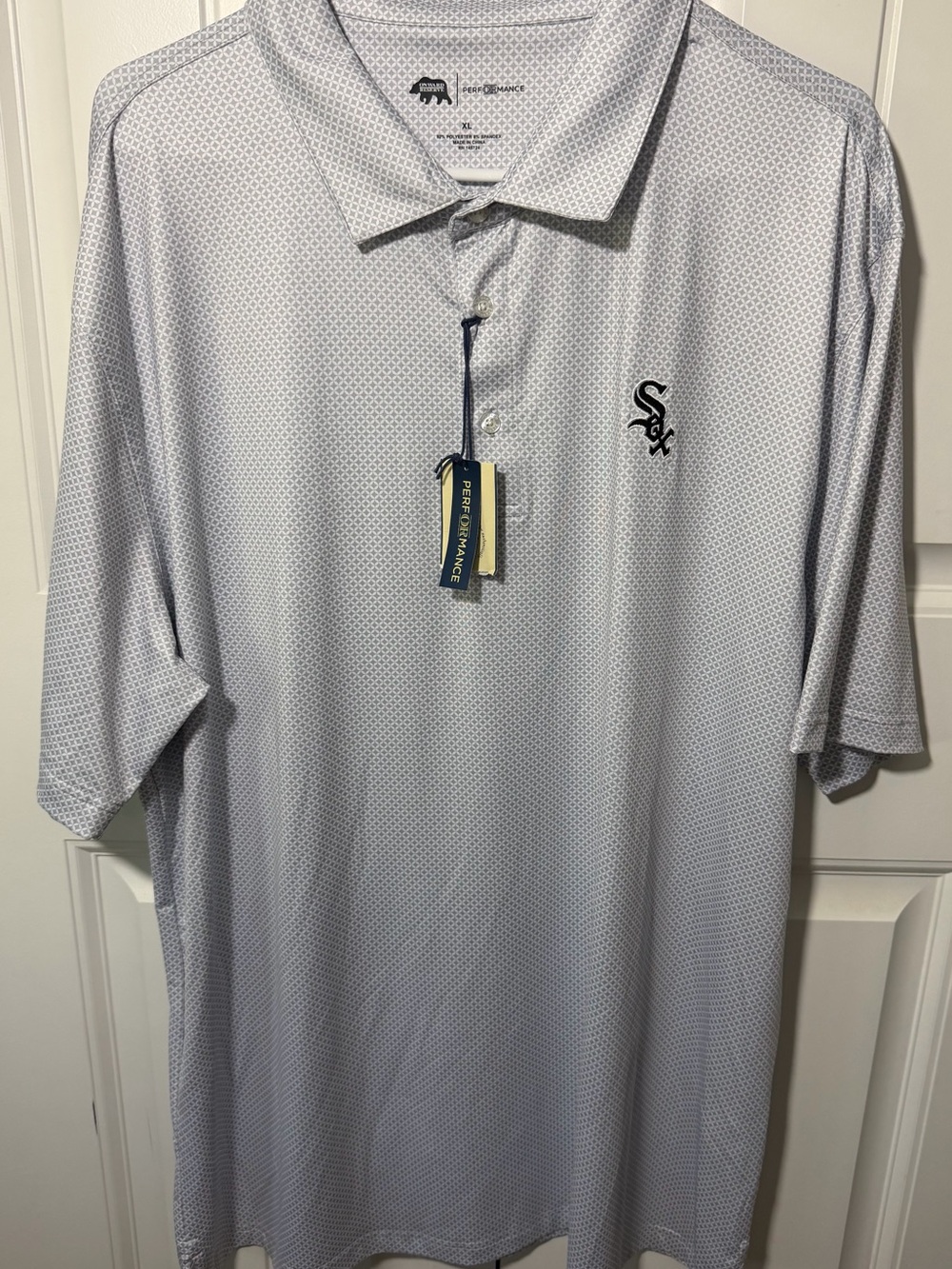 Onward Reserve Chicago White Sox Performance Polo Men XL Gray NWT $120
